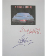 Knight Rider Signed TV Screenplay Script Autographs X2 David Hasselhoff ... - £13.46 GBP