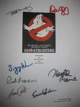Ghostbusters Signed Film Movie Script Screenplay Autographs Harold Ramis... - $19.99