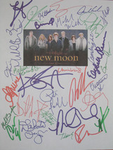 New Moon Signed Movie Film Screenplay Script X32 Twilight Kristen Stewart Robert - £15.68 GBP