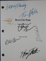 Reservoir Dogs Signed Film Movie Script Screenplay Autographs X7 Quentin Taranti - $19.99