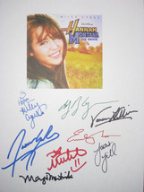 Hannah Montana Movie Film Signed Screenplay Script X8 Autographs Miley Cyrus Emi - £15.23 GBP