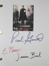 The Illusionist Signed Movie Film Screenplay Script Autograph Jessica Bi... - $19.99