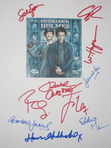 Sherlock Holmes Signed Film Movie Script Screenplay X10 Robert Downey Jr Jude La - $19.99