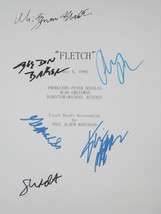 Fletch signed film movie Screenplay script X6 Chevy Chase Geena Davis Joe Don Ba - $19.99