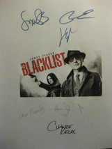 Blacklist Signed TV Screenplay script X6 Autograph James Spader Megan Boone Dieg - $16.99