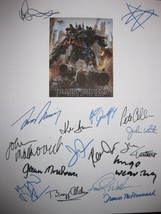 Transformers 3 Dark Moon Signed Screenplay Script X17 Autograph Shia Lab... - £14.94 GBP