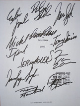Sopranos Signed TV Script Screenplay X11 Autographs James Gandolfini Edie Falco  - £13.56 GBP