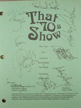 That 70s Show Cast Signed TV Screenplay Script Ashton Kutcher Danny Masterson Ch - £13.58 GBP