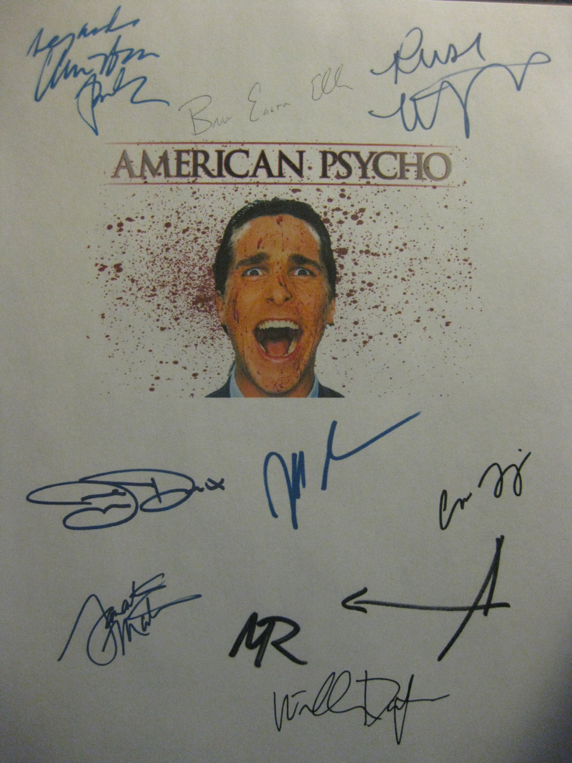 American Psycho Signed Film Movie Screenplay Script X10 Autographs Christian Bal - £15.72 GBP