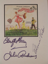 The Sound of Music Signed Script Film Movie Screenplay X3 Autographs Julie Andre - £16.41 GBP