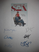 Masters of Sex Signed TV Script Screenplay x6 Autographs Michael Sheen Lizzy Cap - $16.99