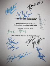 The Usual Suspects Signed Movie Film Screenplay Script  Autographs X9 Kevin Spac - £15.71 GBP