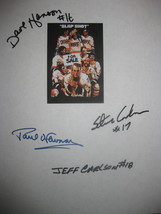 Slap Shot Signed Film Movie Screenplay Script Autographs X4 Hockey Paul Newman D - $19.99