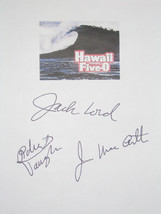 Hawaii Five-O Signed Classic TV Screenplay Script X3 Autograph Jack Lord... - $16.99