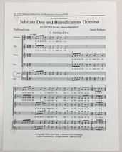 Daniel Pinkham Jubilate Deo &amp; Benedicamus Domino SATB Chorus Piano Sheet... - £3.82 GBP