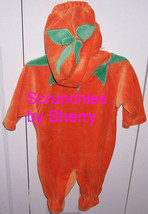 Halloween Pumpkin Suit Costume Baby Infant Girl Boy 0-3 Months New - £15.94 GBP