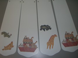 Custom ~ Country Style Noah's Ark Noah Ceiling Fan With Light ~Childs Room - $118.75