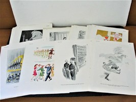 Set Of (42) Comic Pages From 1937, 1939 And 1941 Esquire Magazine Publications - £32.26 GBP