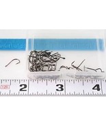 12# 100 Pieces YIDOU Fish Fishing Hooks Flat End Sharpened Black Carbon ... - $3.91