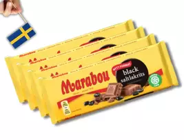 4 Bars of Marabou Black salt Milk Chocolate 100g (3,52 Oz) Swedish milk ... - $31.43