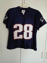 NFL PLAYERS PATRIOTS LADIES SS NAVY TEE-#28-DILLON-NWOT-S-100% POLYESTER... - $9.49