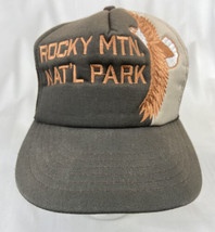 Vintage Rocky MTN Nat&#39;l Park Eagle Snapback Trucker Hat Cap Rare Made in... - £63.35 GBP