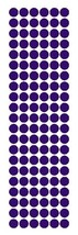 3/8&quot; Purple Round Vinyl Color Code Inventory Label Dot Stickers - £1.56 GBP+