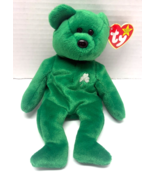 Ty Beanie Baby Erin Green Bear 1997 Retired Plush Toy NWT - €4,22 EUR