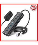 Effortless Connectivity: 7-Port USB 3.2 Hub with Fast Transfer &amp; Power A... - $44.54