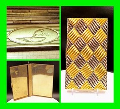 Unique Art Deco Gold And Copper Vintage Evans Cigarette Case - £59.16 GBP