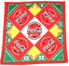 Coca Cola sponsor flag 2002 Korea Japan World cup soccer football championship - £7.23 GBP