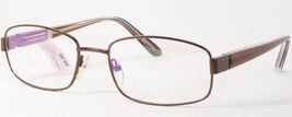 893 C2 Brown UNIQUE EYEGLASSES GLASSES METAL FRAME 55-19-140mm - $79.83 CAD