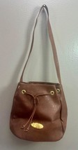 Vintage MISSONI Brown Leather Bucket Bag Made in Italy - £79.14 GBP