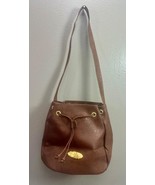 Vintage MISSONI Brown Leather Bucket Bag Made in Italy - £74.94 GBP