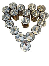 NEW Mercury Glass  Gold Toned Votive Candle Holders Set of 18 In Original Box - £35.41 GBP