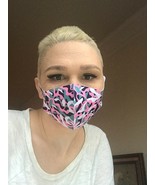 Reusable Lightweight Soft Breathable Cloth pink Camouflage Face Mask Cov... - £3.88 GBP