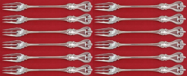 Old Colonial by Towle Sterling Silver Cocktail Fork Set 12 pieces 6&quot; - £373.67 GBP