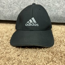 Adidas Mens Hat Black Gray OSFA One Size Adjustable Sports Cap Logo Clim... - $14.39