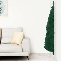 Artificial Half Christmas Tree Green PVC, Steel 94.5 in - $1,247.83 MXN