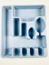 Rubbermaid Blue Silverware Flatware Tray Utensil Holder #2922 Organizer - £10.27 GBP