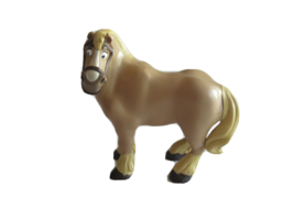 PHILIPPE Belle&#39;s Horse Figure Disney Beauty &amp; The Beast Tan Brown 4&quot; Toy - $9.95