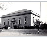 RPPC Leach Public Library Building Wahpeton North Dakota ND UNP Postcard... - £13.61 GBP