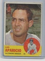 Baseball LUIS APARICIO TOPPS 1963  #205      GOOD++ - £4.35 GBP
