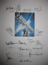 The Hitchhikers Guide to the Galaxy Signed Script x18 Deschanel Freeman ... - £9.73 GBP