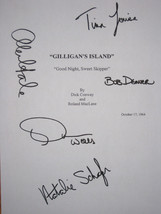 Gilligan&#39;s Island Signed TV Script X5 Bob Denver Alan Hale Louise Wells reprint - £9.74 GBP