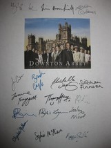 Downton Abbey Signed Script X16 Hugh Bonneville Findlay Carter Coyle Smi... - £10.78 GBP