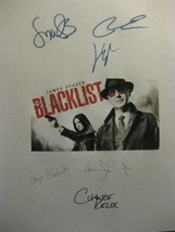 Blacklist Signed TV script X6 James Spader Boone Klattenhoff Eggold Lennix repnt - £9.89 GBP