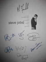 Steve Jobs Signed Film Script X8 Michael Fassbender Kate Winslet Seth Ro... - £11.67 GBP