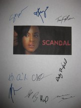 Scandal Signed TV Script X10 Kerry Washington Shonda Rhimes Tony Goldwyn reprint - £9.89 GBP
