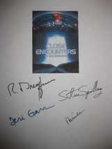 Close Encounters of the Third Kind signed Script Spielberg Dreyfuss Garr... - £12.07 GBP